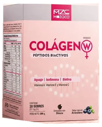 Colágeno W, caja de sobres
